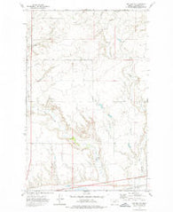 Chelsea NW Montana Historical topographic map, 1:24000 scale, 7.5 X 7.5 Minute, Year 1972