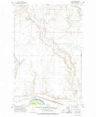 Chelsea Montana Historical topographic map, 1:24000 scale, 7.5 X 7.5 Minute, Year 1972