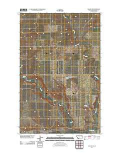 Chelsea NW Montana Historical topographic map, 1:24000 scale, 7.5 X 7.5 Minute, Year 2011