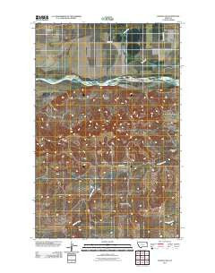 Chelsea SW Montana Historical topographic map, 1:24000 scale, 7.5 X 7.5 Minute, Year 2011