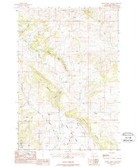 Cherry Creek Canyon Montana Historical topographic map, 1:24000 scale, 7.5 X 7.5 Minute, Year 1988