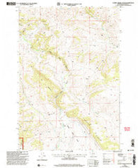 Cherry Creek Canyon Montana Historical topographic map, 1:24000 scale, 7.5 X 7.5 Minute, Year 2000