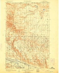 Cherry Ridge Montana Historical topographic map, 1:125000 scale, 30 X 30 Minute, Year 1913