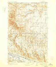 Cherry Ridge Montana Historical topographic map, 1:125000 scale, 30 X 30 Minute, Year 1913