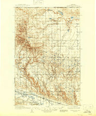 Cherry Ridge Montana Historical topographic map, 1:125000 scale, 30 X 30 Minute, Year 1913