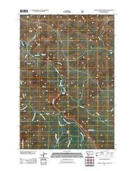 Cherry Creek Canyon Montana Historical topographic map, 1:24000 scale, 7.5 X 7.5 Minute, Year 2011