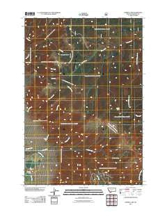 Cherry Lake Montana Historical topographic map, 1:24000 scale, 7.5 X 7.5 Minute, Year 2011