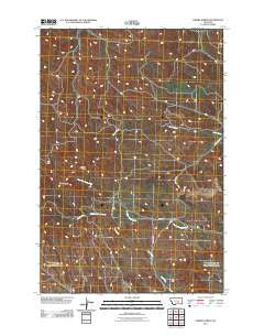 Cherry Spring Montana Historical topographic map, 1:24000 scale, 7.5 X 7.5 Minute, Year 2011