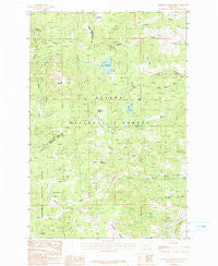 Chessman Reservoir Montana Historical topographic map, 1:24000 scale, 7.5 X 7.5 Minute, Year 1985