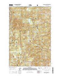 Chessman Reservoir Montana Current topographic map, 1:24000 scale, 7.5 X 7.5 Minute, Year 2014
