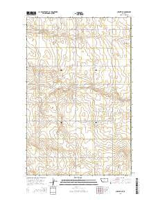 Chester NE Montana Current topographic map, 1:24000 scale, 7.5 X 7.5 Minute, Year 2014