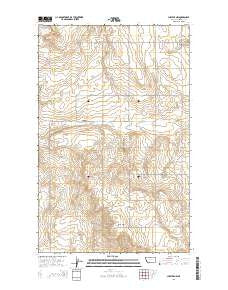 Chester NW Montana Current topographic map, 1:24000 scale, 7.5 X 7.5 Minute, Year 2014