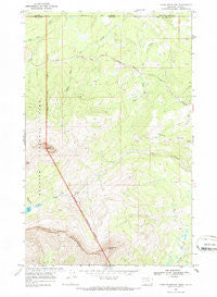 Chief Mountain Montana Historical topographic map, 1:24000 scale, 7.5 X 7.5 Minute, Year 1968