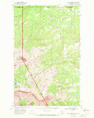 Chief Mountain Montana Historical topographic map, 1:24000 scale, 7.5 X 7.5 Minute, Year 1968