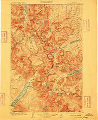Chief Mountain Montana Historical topographic map, 1:125000 scale, 30 X 30 Minute, Year 1904