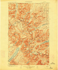 Chief Mountain Montana Historical topographic map, 1:125000 scale, 30 X 30 Minute, Year 1904