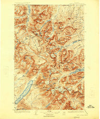 Chief Mountain Montana Historical topographic map, 1:125000 scale, 30 X 30 Minute, Year 1904