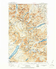 Chief Mountain Montana Historical topographic map, 1:125000 scale, 30 X 30 Minute, Year 1938