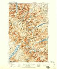 Chief Mountain Montana Historical topographic map, 1:125000 scale, 30 X 30 Minute, Year 1938