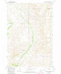 Chilkoot Coulee Montana Historical topographic map, 1:24000 scale, 7.5 X 7.5 Minute, Year 1967