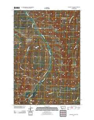 Chilkoot Coulee Montana Historical topographic map, 1:24000 scale, 7.5 X 7.5 Minute, Year 2011