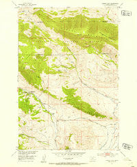 Chimney Rock Montana Historical topographic map, 1:24000 scale, 7.5 X 7.5 Minute, Year 1951