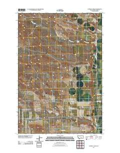 Chimney Creek Montana Historical topographic map, 1:24000 scale, 7.5 X 7.5 Minute, Year 2011