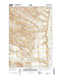 Chimney Creek Montana Current topographic map, 1:24000 scale, 7.5 X 7.5 Minute, Year 2014