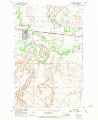 Chinnok Montana Historical topographic map, 1:24000 scale, 7.5 X 7.5 Minute, Year 1964