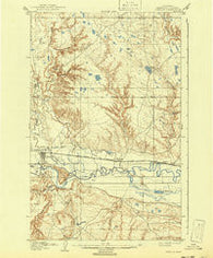 Chinook Montana Historical topographic map, 1:62500 scale, 15 X 15 Minute, Year 1904