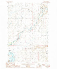 Choteau SE Montana Historical topographic map, 1:24000 scale, 7.5 X 7.5 Minute, Year 1987