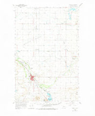Choteau Montana Historical topographic map, 1:62500 scale, 15 X 15 Minute, Year 1960