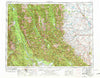 Choteau Montana Historical topographic map, 1:250000 scale, 1 X 2 Degree, Year 1955