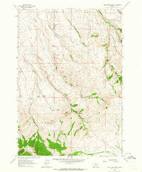 Christensen Ranch Montana Historical topographic map, 1:24000 scale, 7.5 X 7.5 Minute, Year 1961