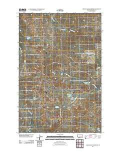Christenson Reservoir Montana Historical topographic map, 1:24000 scale, 7.5 X 7.5 Minute, Year 2011