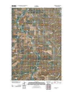 Christina Montana Historical topographic map, 1:24000 scale, 7.5 X 7.5 Minute, Year 2011