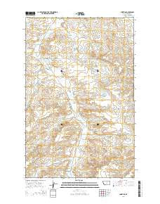 Christina Montana Current topographic map, 1:24000 scale, 7.5 X 7.5 Minute, Year 2014