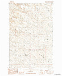 Christmas Reservoir Montana Historical topographic map, 1:24000 scale, 7.5 X 7.5 Minute, Year 1984