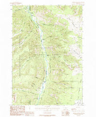 Chrome Mountain Montana Historical topographic map, 1:24000 scale, 7.5 X 7.5 Minute, Year 1987