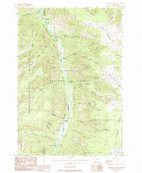 Chrome Mountain Montana Historical topographic map, 1:24000 scale, 7.5 X 7.5 Minute, Year 1987