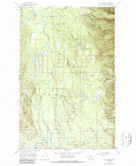Cilly Creek Montana Historical topographic map, 1:24000 scale, 7.5 X 7.5 Minute, Year 1965