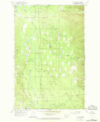 Cilly Creek Montana Historical topographic map, 1:24000 scale, 7.5 X 7.5 Minute, Year 1965