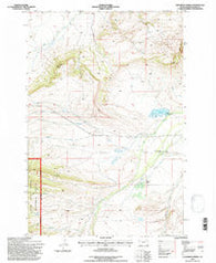 Cinnamon Spring Montana Historical topographic map, 1:24000 scale, 7.5 X 7.5 Minute, Year 1995