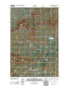 Cinnamon Spring Montana Historical topographic map, 1:24000 scale, 7.5 X 7.5 Minute, Year 2011