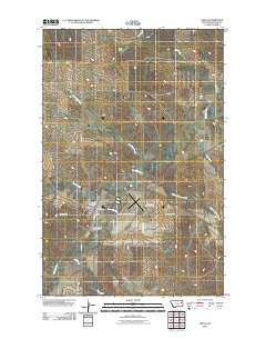 Circle Montana Historical topographic map, 1:24000 scale, 7.5 X 7.5 Minute, Year 2011
