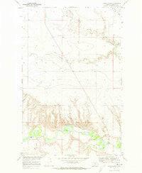 Circle Bridge Montana Historical topographic map, 1:24000 scale, 7.5 X 7.5 Minute, Year 1970