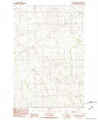 Circle Reservoir Montana Historical topographic map, 1:24000 scale, 7.5 X 7.5 Minute, Year 1983