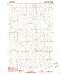 Circle Reservoir Montana Historical topographic map, 1:24000 scale, 7.5 X 7.5 Minute, Year 1983