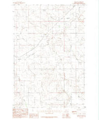 Circle SW Montana Historical topographic map, 1:24000 scale, 7.5 X 7.5 Minute, Year 1983
