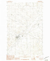 Circle Montana Historical topographic map, 1:24000 scale, 7.5 X 7.5 Minute, Year 1983